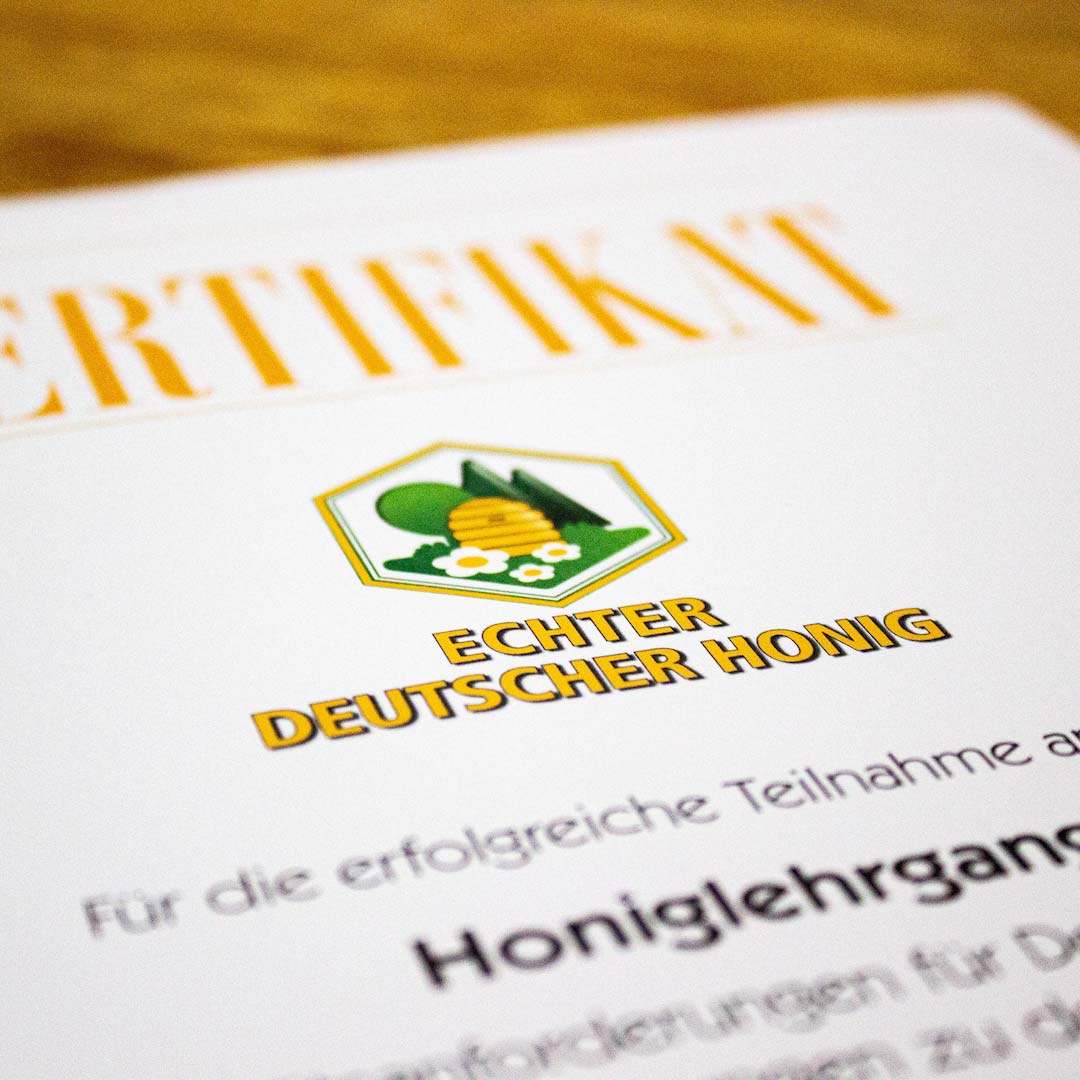 Honigzertifikat des Deutschen Imkerbundes
